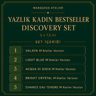 Yazlık Kadın Bestseller Discovery Set | 5 x 7,5 ml