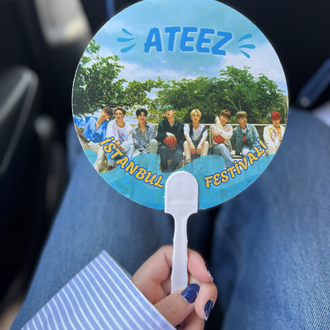 ATEEZ İstanbul Festivali El Yelpazesi 2+1