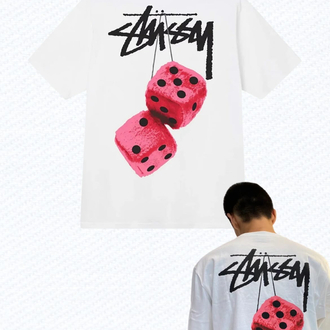 STSSY Fuzy Dice Tshirt 