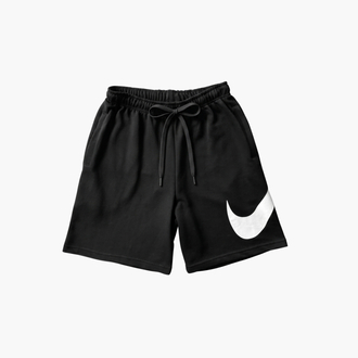NKE Swoosh Baskılı Oversize Siyah Şort