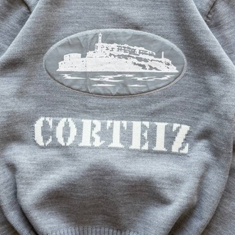 CRTZ Regular Fit Triko Gri Kazak