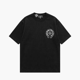 C.Hearts Baskılı Siyah Oversize Premium T-Shirt