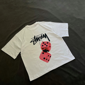 STSSY Fuzy Dice Tshirt 