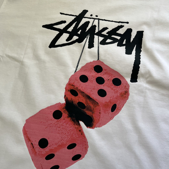 STSSY Fuzy Dice Tshirt 