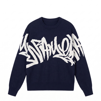 SYNA Regular Fit Triko Lacivert Kazak