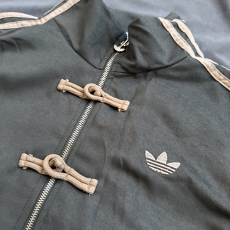 ADDS Chinese Vintage Oversize Koyu Yeşil Kadife Ceket