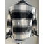 Unisex Jakarlı Oversize Siyah Gömlek