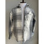 Unisex Jakarlı Oversize Gri Gömlek