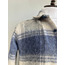 Unisex Jakarlı Oversize Mavi Gömlek