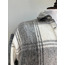 Unisex Jakarlı Oversize Gri Gömlek