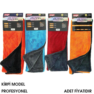 CARPİ Kirpi Model Twisted Çift Yönlü Bez Profesyonel 50X70