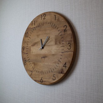 Minimalist Çizgiler: İskandinav Tarzı Kayın Duvar Saati (40 cm)