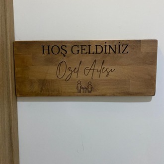 Ahşap Kapı İsimliği
