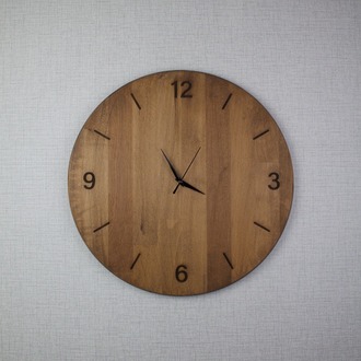 Zamanın Dengesi: Modern Ahşap Duvar Saati - Kayın (40 cm)