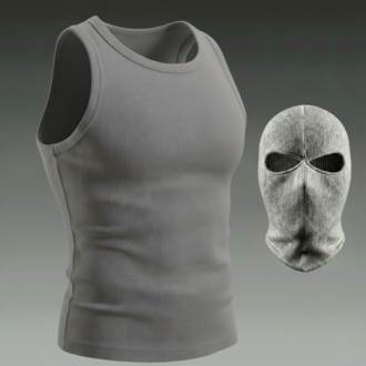 Cult Gri Maske Ve Atlet Takım