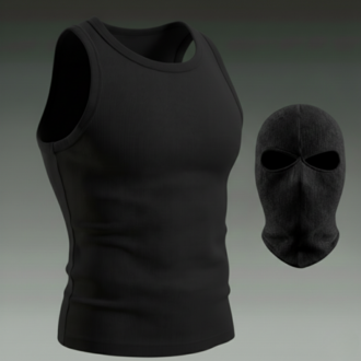 Cult Siyah Maske Ve Atlet Takım