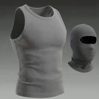 Cult Gray Scuba Mask Ve Atlet Takım