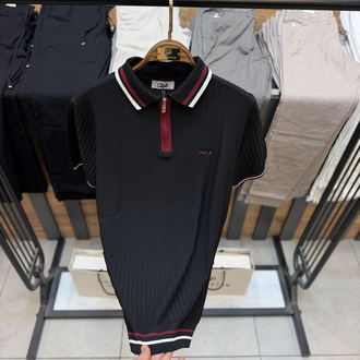 ( L )Premium Polo Yaka Triko T-shirt