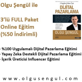 3'lü FULL Paket Eğitim (%50 İndirimli)