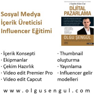 İçerik Üreticisi Influencer Eğitimi