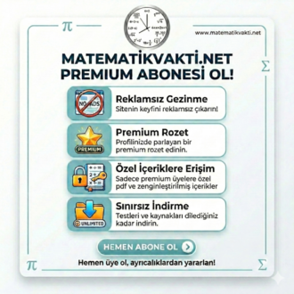 Matematik Vakti Premium Üyelik