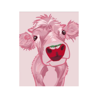 MT-0178 Sevimli Pembe İnek Mousepad – Cute Aesthetic Hayvan Tasarımlı Mouse Pad