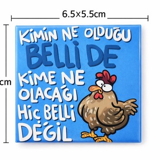 Ķisiye Özel Tasarım 12 'li Set (6.5x6.5cm)