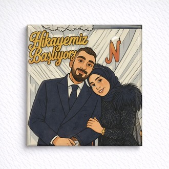 Söz,Nişan ve Düğün Hatırası (Hediyelik) 30 Adet (6.5x6.5cm)