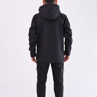 Su İtici Softshell Takım Siyah