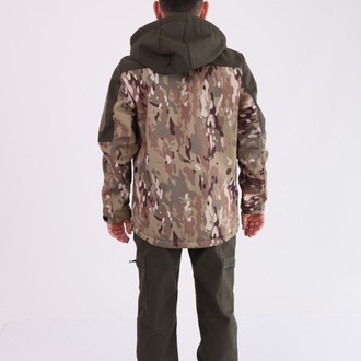 Su İtici Softshell Takım Kamuflaj