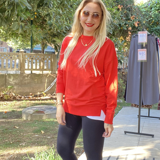 Nar çiçeği Sweatshirt