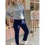 Lacivert Mom fit Jean