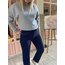 Lacivert Mom fit Jean