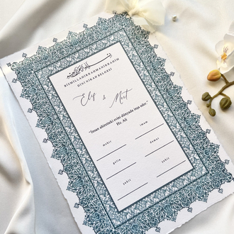 Vintage Dini Nikah Belgesi