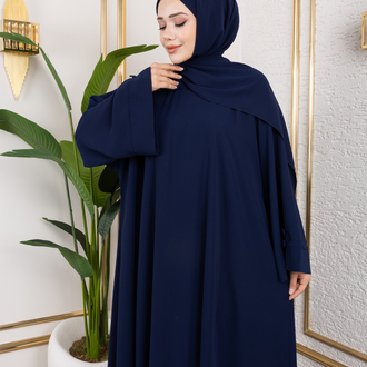 Lacivert Nil Abaya✨