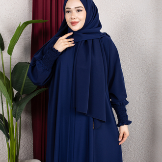 Sultan ferace abaya lacivert rengi