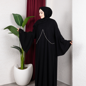 Saray asaleti hanzade abaya elbise siyah✨