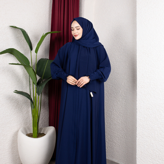 Sultan ferace abaya lacivert rengi