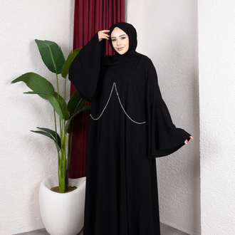 Saray asaleti hanzade abaya elbise siyah✨