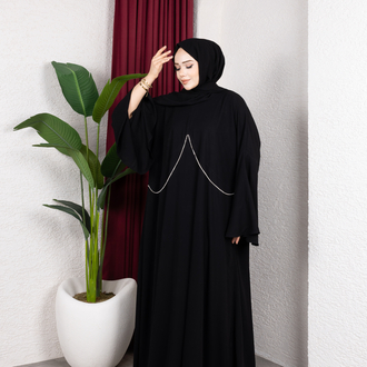Saray asaleti hanzade abaya elbise siyah✨
