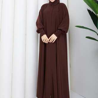 Sultan abaya ferace acı kahverengi ✨