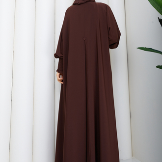 Sultan abaya ferace acı kahverengi ✨