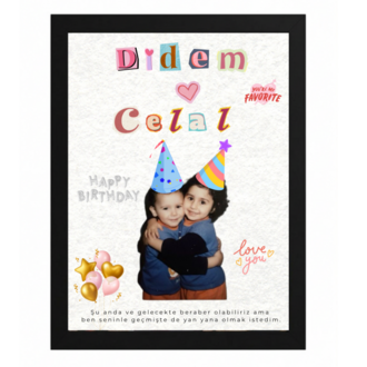 Çocukluk – Kişiye Özel Fotoğraf Çerçevesi 15x20