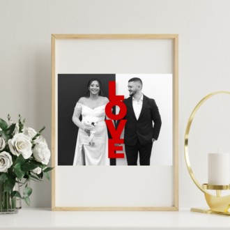 Love anı çerçevesi 