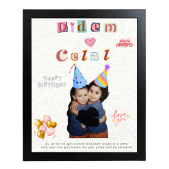 2 ADET KİŞİYE ÖZEL ANI ÇERÇEVESİ 15X20