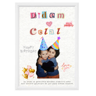 Kişiye Özel Anı Çerçevesi 13x18