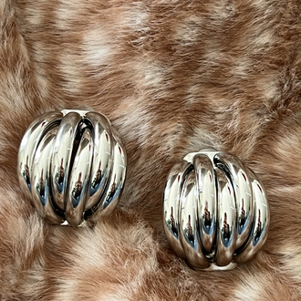 Fleur Silver Küpe