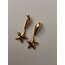 Star Stainless Steel 18K Altın Kaplama Küpe