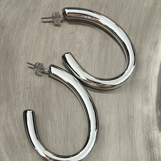 Premium Silver Drop Hafif Tasarım Küpe