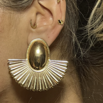 Vintage Alba Gold Küpe
